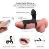 Muitar Strong Vibration Delay Massage Ring Silicone Massager Waterproof For Men