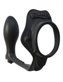 Rock Hard Ass Gasm Vibrating Ring - Black (SKU: PD590923)